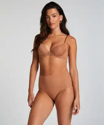 Hunkemoller Hunkemöller Invisible high waist brazilian Bruin aanbieding