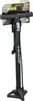 Bol.com Dunlop Fietspomp staand - met extra ventielen - zwart - H62 cm - fietsbanden oppompen aanbieding