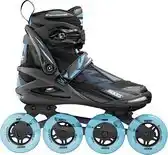 Bol.com Roces Helium Tif Inlineskates - Maat 37 - zwart/blauw aanbieding