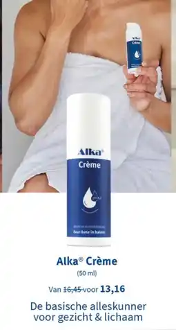 Gezond & Wel AlkaⓇ Crème aanbieding