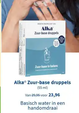 Gezond & Wel AlkaⓇ Zuur-base druppels aanbieding