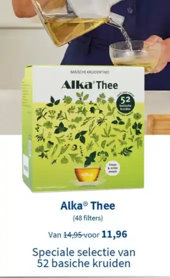 Gezond & Wel AlkaⓇ Thee aanbieding