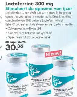 Gezond & Wel Lactoferrine 300 mg aanbieding