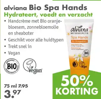 Gezond & Wel alviana Bio Spa Hands aanbieding