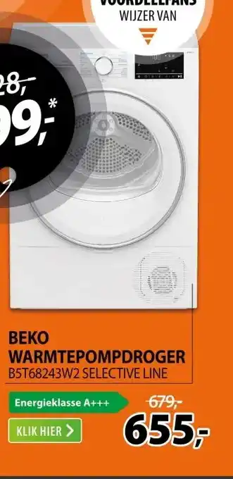 Expert Beko B3WM49410W2 Selective Line EnergySpin aanbieding