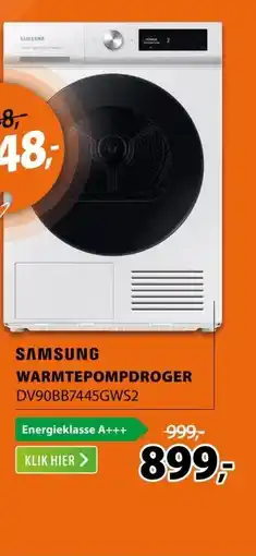 Expert Samsung DV90BB7445GWS2 aanbieding