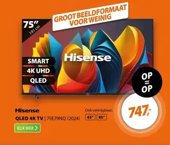 Expert Hisense 75E79NQ (2024) aanbieding