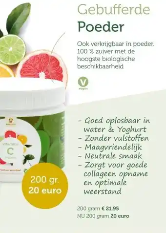 De Rode Pilaren Gebufferde Poeder aanbieding