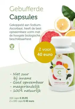 De Rode Pilaren Gebufferde Capsules aanbieding