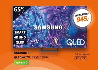 Expert Samsung QLED 4K 65Q73D (2024) aanbieding