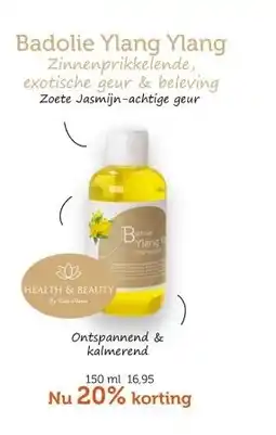 De Rode Pilaren Badolie Ylang Ylang aanbieding