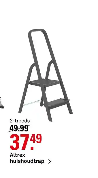 Karwei 2-treeds Altrex huishoudtrap aanbieding