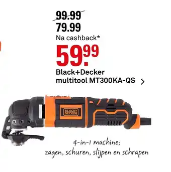 Karwei Black+Decker multitool MT300KA-QS aanbieding