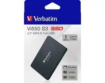 Amazon Verbatim Vi500 S3-1 TB SSD - intern - 2.5(6,4 cm) aanbieding