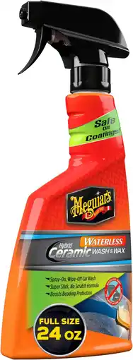 Amazon Meguiar's Hybrid Ceramic Waterless Wash & Wax 710ml aanbieding