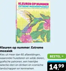 Boekenvoordeel Kleuren op nummer: Extreme mozaiek aanbieding