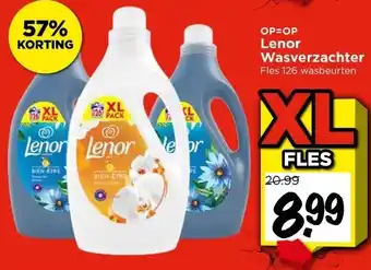 Vomar Voordeelmarkt OP=OP Lenor Wasverzachter aanbieding