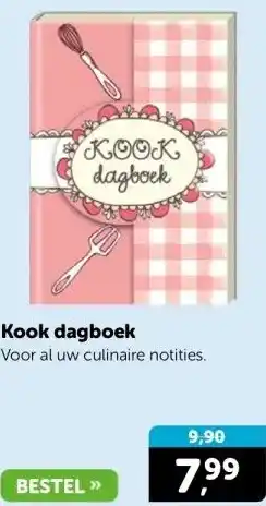 Boekenvoordeel Kook dagboek aanbieding