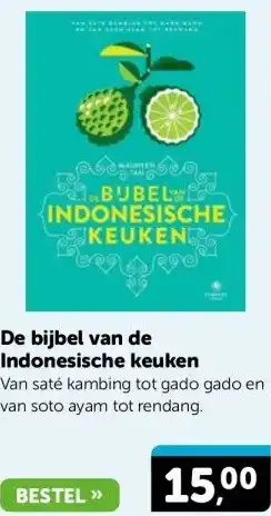 Boekenvoordeel De bijbel van de Indonesische keuken aanbieding