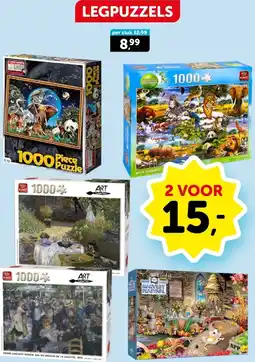 Boekenvoordeel LEGPUZZELS aanbieding