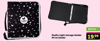 Boekenvoordeel Studio Light storage binder A4 en binder aanbieding