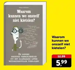 Boekenvoordeel Waarom kunnen we onszelf niet kietelen? aanbieding