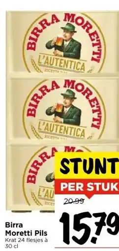 Vomar Voordeelmarkt Birra Moretti Pils Krat 24 flesjes à aanbieding