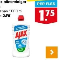 Hoogvliet Ajax allesreiniger fris aanbieding