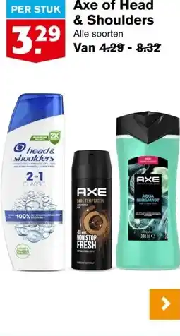 Hoogvliet Axe of Head & Shoulders aanbieding