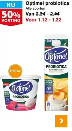 Hoogvliet Optimel probiotica aanbieding