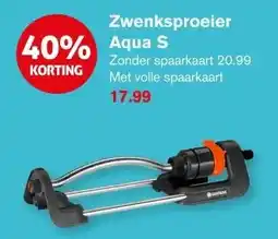 Hoogvliet Zwenksproeier Aqua S aanbieding