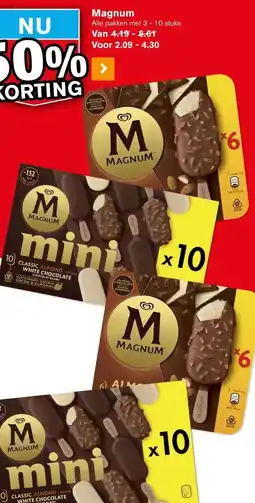 Hoogvliet Magnum aanbieding