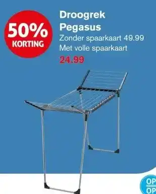 Hoogvliet Droogrek Pegasus aanbieding