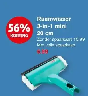 Hoogvliet Raamwisser 3-in-1 mini 20 cm aanbieding