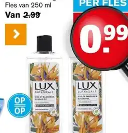 Hoogvliet Lux showergel aanbieding