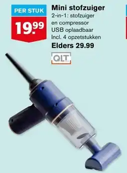 Hoogvliet Mini stofzuiger aanbieding