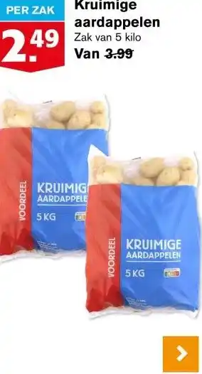 Hoogvliet Kruimige aardappelen aanbieding