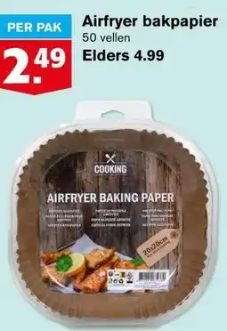 Hoogvliet Airfryer bakpapier aanbieding