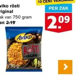 Hoogvliet Aviko rösti original aanbieding