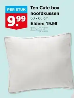 Hoogvliet Ten Cate box hoofdkussen aanbieding