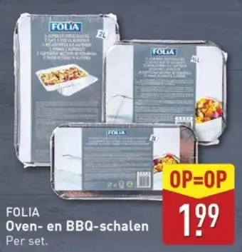 ALDI Folia Oven- en BBQ-schalen aanbieding