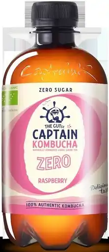 De Online Drogist The GUTsy Captain Kombucha Raspberry Zero aanbieding