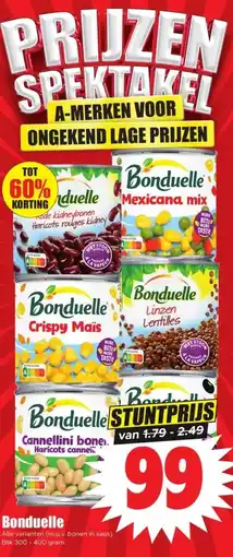 Dirk BonduelleBlik 300-400 gram. aanbieding