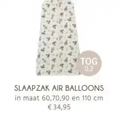 Van Asten BabySuperstore Slaapzak air balloons aanbieding