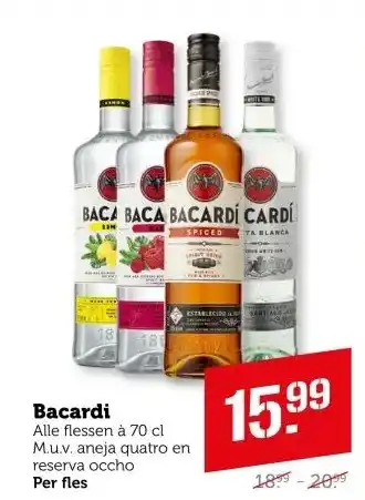 Coop Bacardi aanbieding