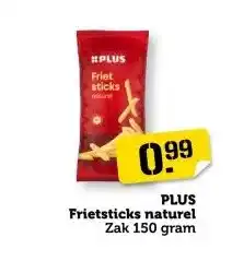 Coop PLUS Frietsticks naturel aanbieding