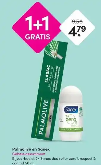 DA Palmolive en Sanex Gehele assortiment aanbieding