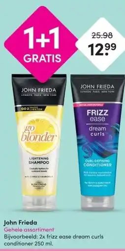 DA John Frieda Gehele assortiment aanbieding