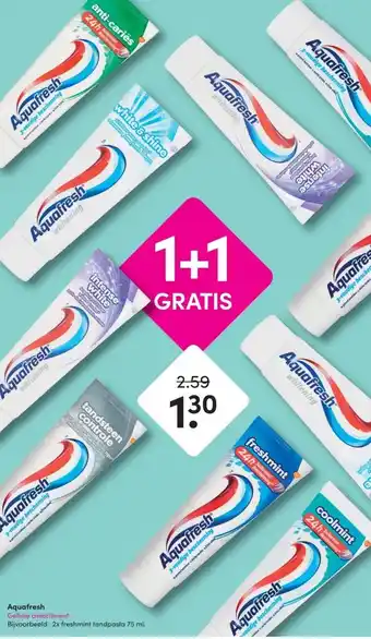 DA Aquafresh Gehele assortiment aanbieding