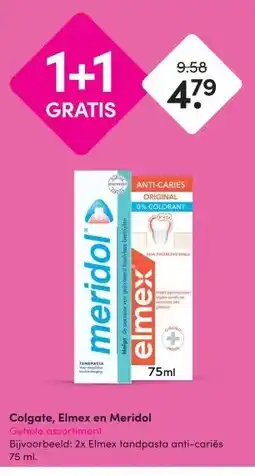 DA Colgate, Elmex en Meridol Gehele assortiment aanbieding